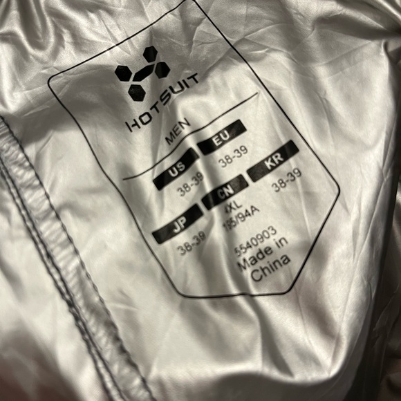 Hotsuit Men’s Sauna Pants US 38-39 - Picture 5 of 5